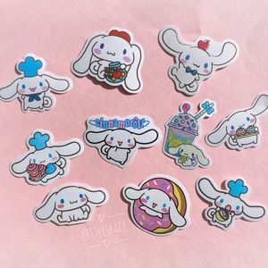🤍 Cinnamoroll Sticker Pack2 - 10 Kawaii Sanrio Individual Large Stickers